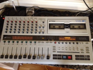 My trusty old 6 track cassette recorder….